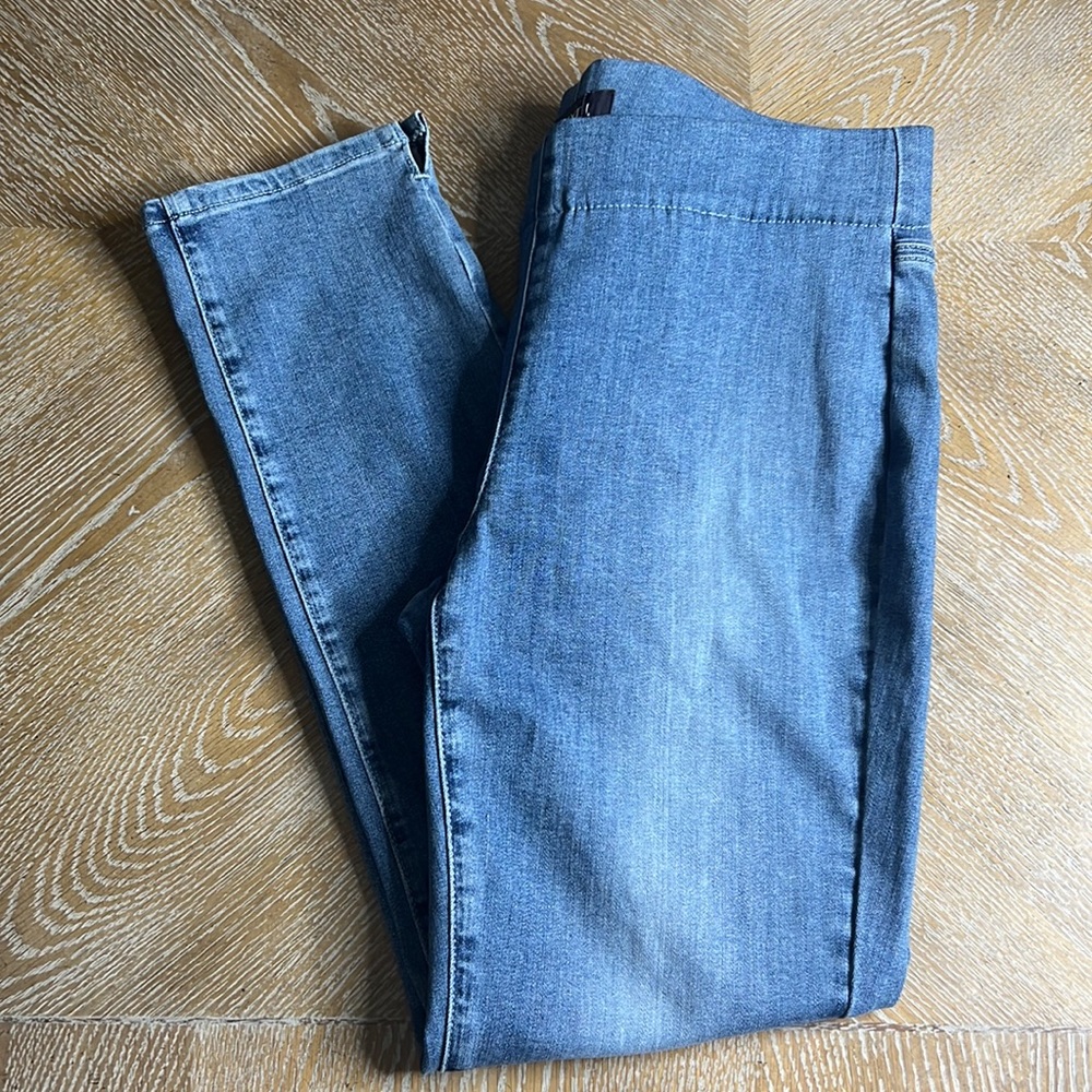 NYDJ NOT YOUR DAUGHTERS JEANS Super Skinny Ankle Pull-On Jeans 4 IN CLAN HORIZON - Picture 11 of 15